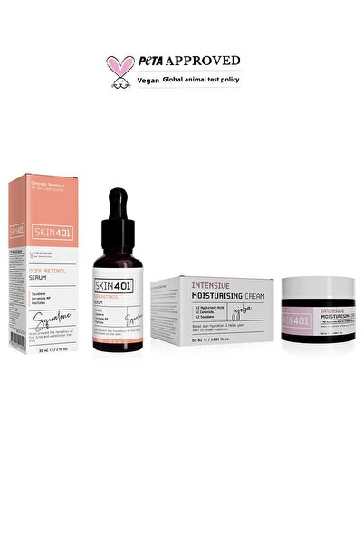 Skin401 الريتينول والروتين للعناية بالترطيب المكثف