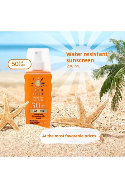SOLAR EXPERT كريم الحماية من الشمس بعامل حماية من الشمس SPF 50، 200 مل