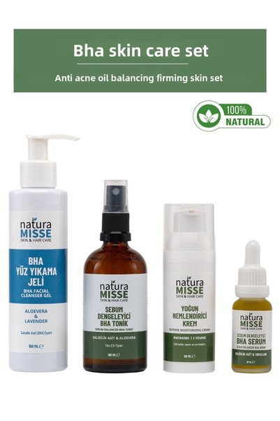 NaturaMisse مجموعة العناية بالبشرة من Bha، مجموعة العناية بالبشرة المضادة لحب...