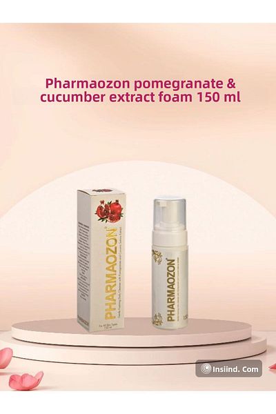 PHARMAOZON Cucumber and Pomegranate Extract Skin Cleansing Foam 200 Ml