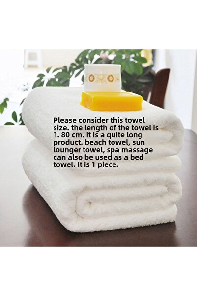 MEŞELİ TEKSTİL 1 Ultra-Luxury Thick 100% Cotton Hotel Bath and Beach Towel 1000 Gr | King Size 90X170 cm