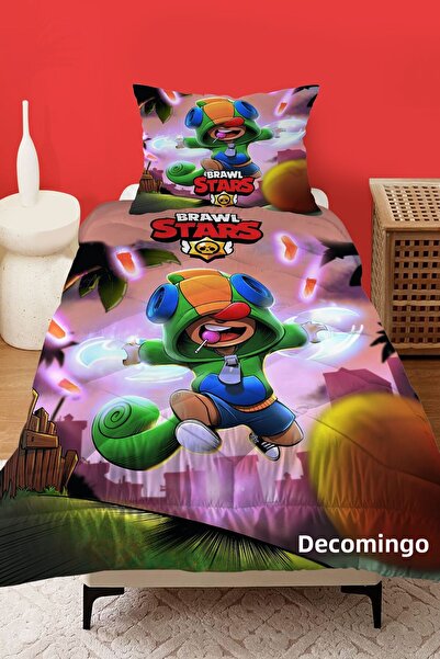 dekomingo Leon Brawl Stars Duvet Set