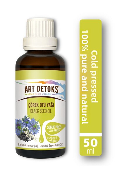 Art Detoks 50ml 100% Pure and Natural Black Cumin Oil