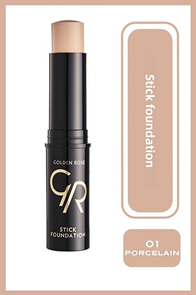 Golden Rose كريم الأساس ستيك رقم: 01 بورسلين - ستيك فوندوتن