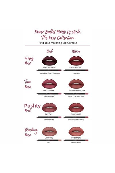Huda Beauty أحمر شفاه غير لامع من باور بوليت