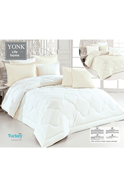 Zarif Home Σετ ύπνου Ranforce Natural Oversize - Απλό σχέδιο