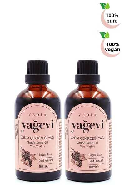 Yağevi 100 ml Cold Pressed - Set of 2 Grape Seed Oil