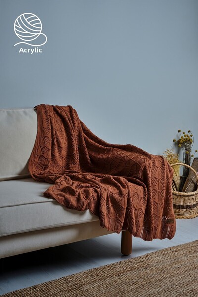 Nazik Home Плетено одеяло за телевизор (130 x 150 см)