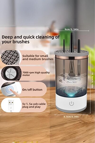 Polosmart Automatic Makeup Brush Cleaning Machine