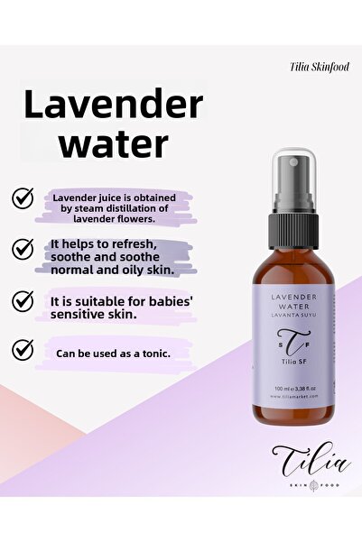 Tilia Skinfood ماء اللافندر