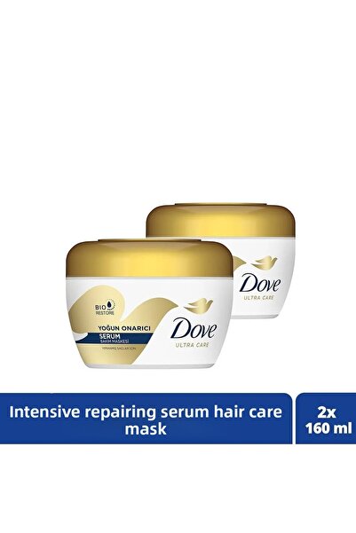 Dove قناع العناية بالشعر بالسيروم لمدة دقيقة واحدة - إصلاح مكثف 160 مل