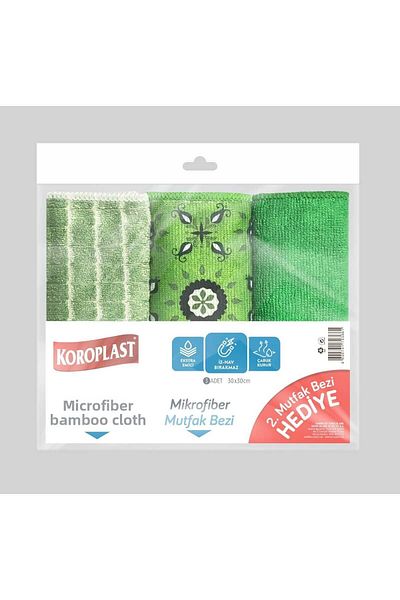 Koroplast Microfiber Bamboo and Kitchen Cloth (3 Regrets)