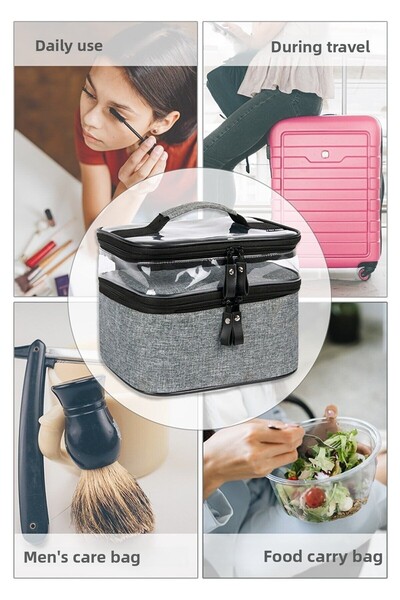 Ankaflex Makeup Bag Suitcase Travel Makeup Set