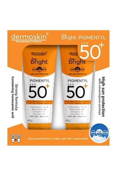 Dermoskin كريم بي برايت بيجمينتيل الواقي من الشمس بعامل حماية من الشمس SPF 50...
