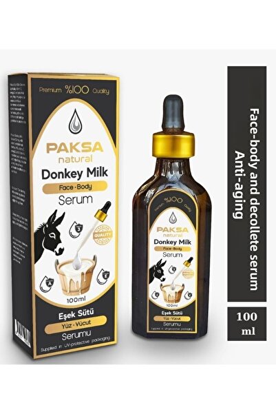 paksa سيروم حليب الحمار ديكوليت - مضاد للشيخوخة للوجه والجسم 100 مل