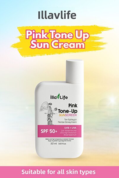 İlla Life New Generation Gum Scented Pink Colored +50Spf Collagen Pink Under-...
