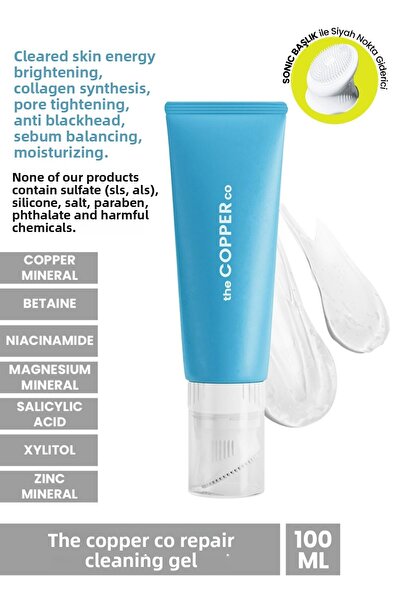 The Copper Co Capacitate de 100 ml - Gel de curățare strălucitor și fermant, ...