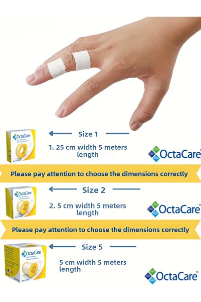 Octacare Finger Tape - Extra Strong Fuel Biter, for Track and Field, Volleyball, Climbing, and Basketball