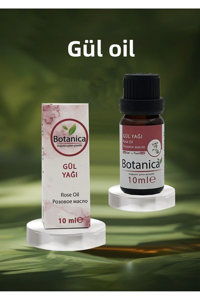 botanica Natural Rose Oil 10 ml - Revitalizing Skin Care and High Frequency Aromatherapy