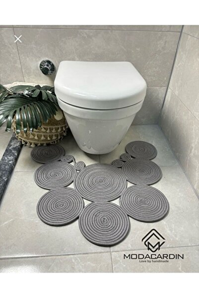 ModaCardin مرحاض الجوت الحديث من الخوص - تفاصيل الممسحة الأمامية