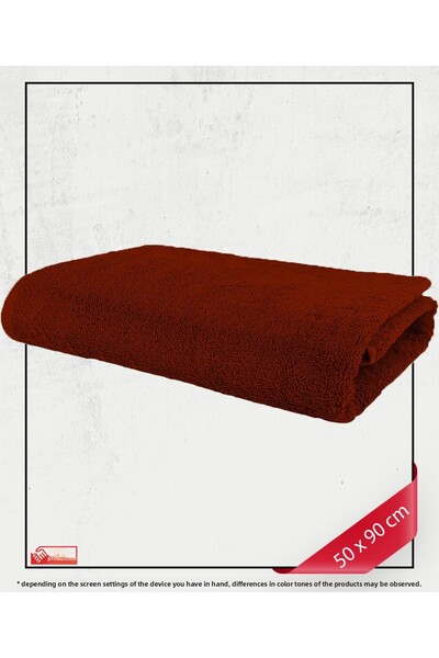 Koza Mix towel 100% Cotton Towel Face and Fitness Towel Set Red - 4 Pcs Special for Sensitive Skin