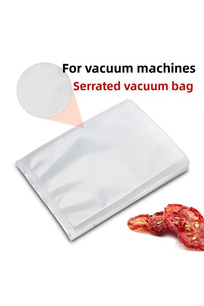 Vakur كيس مكنسة كهربائية مسنن ذو سطح واحد لآلات الفراغ - كيس 15 سم × 20 سم - ...