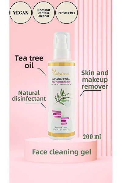 pilatesannesi جل تنظيف الوجه بزيت شجرة الشاي