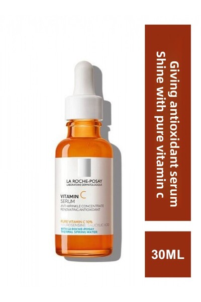 La Roche Posay سيروم إشراقة مضاد للأكسدة ومضاد للتجاعيد مع فيتامين سي النقي 3...