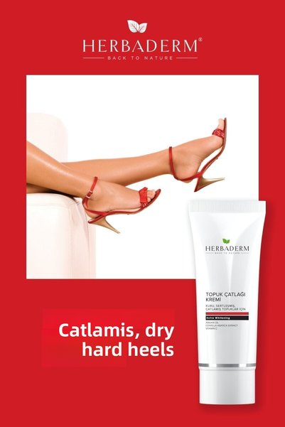 Herbaderm Care Cream Against Foot and Heel Cracks with Argan Oil 60 ml