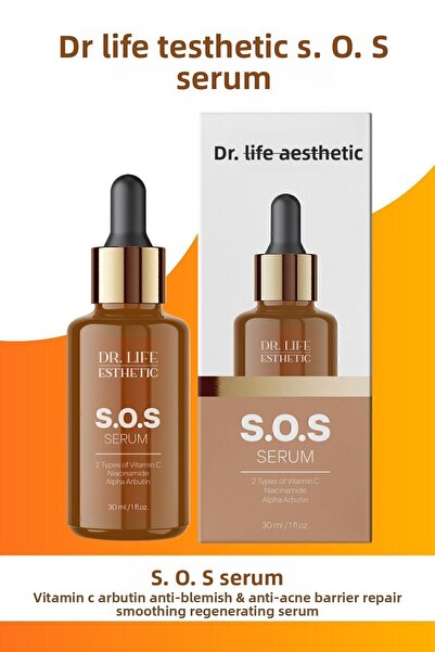lifeesthetic سيروم فيتامين C أربوتين مضاد للعيوب وحب الشباب لإصلاح الحاجز وتن...