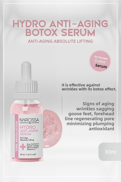 Narcissa Anti-Aging Botox Effect Serum - Plumping and Firming Needle-Free Botox Serum 30 ML