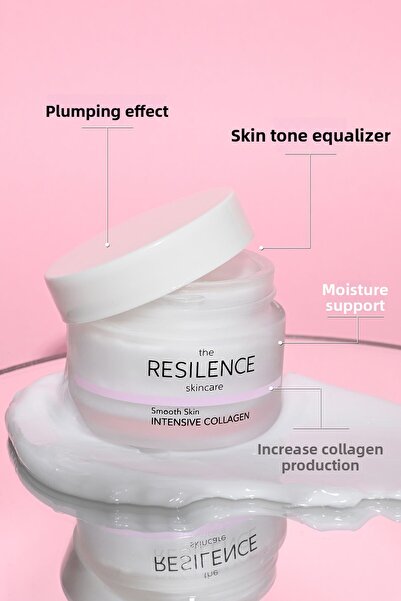 The Resilence Skincare كريم ترطيب الوجه، تأثير الكولاجين، معادل لون البشرة لج...