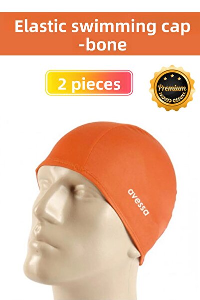 Carlburn Cască de înot din silicon impermeabilă - Cască pentru piscină și mar...