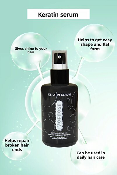 Morfose Keratin Hair Serum 75 ml - for Damaged Hair - Mrfs