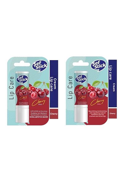 NEHAN 2 Pack Lip Protector, Repairing, Moisturizing Care Cherry Flavored Stick