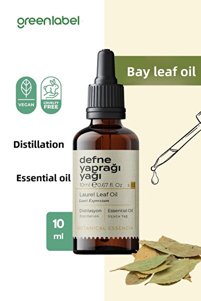 Greenlabel زيت ورق الغار 10 مل - طبيعي ونقي 100%