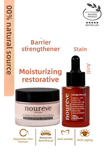 noureve Moisturizer, Blemish and Anti-Aging Set of Two |   Vitabutin C10 & Hy...