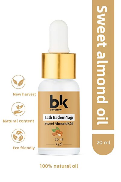 BK COMPANY Sweet Almond Oil 100% Pure - Radiant Softness, Delicate Care, Vita...