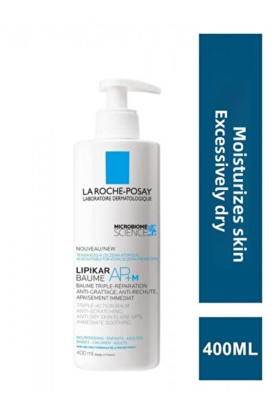 La Roche Posay Lipikar Baume Ap+ M - 400 مل بلسم مرطب للوجه والجسم للبشرة الج...