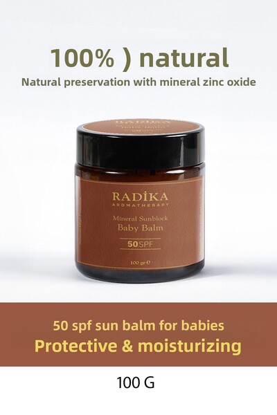 Radika Aromatherapy واقي شمسي طبيعي للأطفال الرضع / عامل حماية من الشمس 50 SP...