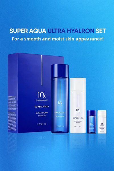 Missha Intense Moisturizing Set Containing 10 Different Hyaluronic Acid Compl...
