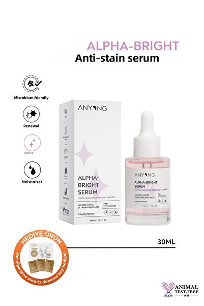 Anyong Alfa Arbutin BrightEning SErum - 30 ml, RicE WatEr & TranExamic Acid, ...