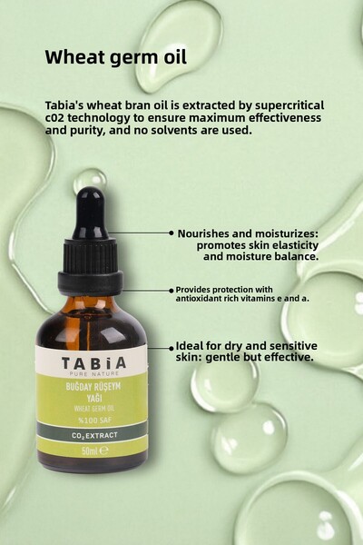 TABİA Wheat Germ Oil | CO2 Extract | 50 ml