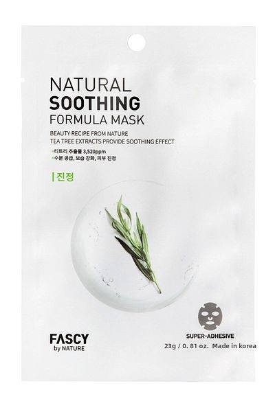 FASCY Tea Tree Extract Soothing Mask 23 Gr – Natural Care & Skin Relaxation