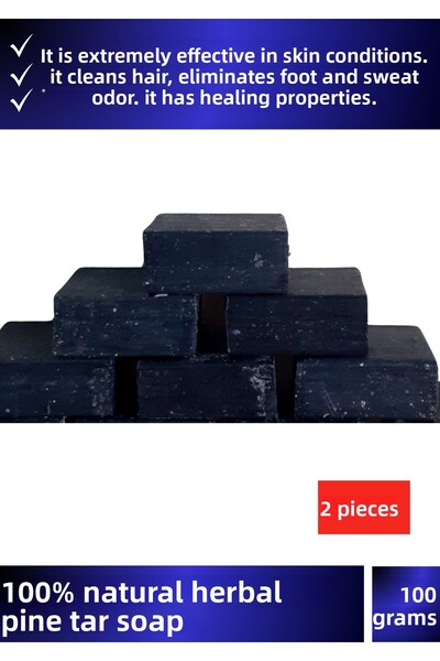 Wintoup صابون قطران الصنوبر الطبيعي المعطر، إنتاج خاص، مناسب لجميع أنواع البش...