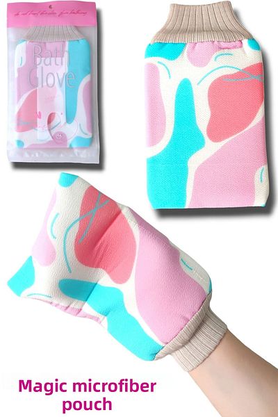 SİHİRLİ MOP Bath Loofah Bath Scrub Magic Microfiber Pouch 1 Piece