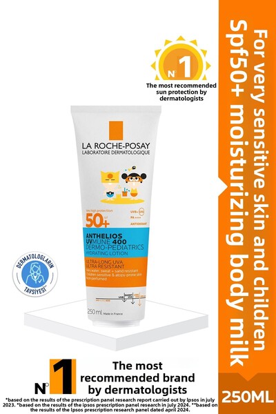 La Roche Posay أنثيليوس ديرمو للأطفال - 400 SPF50+ حليب الجسم الواقي من الشمس...