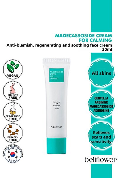 Bellflower ماديكاسوسيد - كريم مرطب ومهدئ ومجدد ومضاد للعيوب مع كينتيللا 30 مل