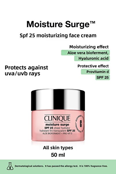 Clinique مرطب البشرة ™   كريم مرطب وواقي عميق للبشرة مع حماية من الشمس SPF25،...