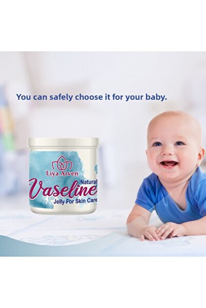 Liya Arven فازلين طبيعي مرطب ومغذي للبالغين والأطفال - 100 مل